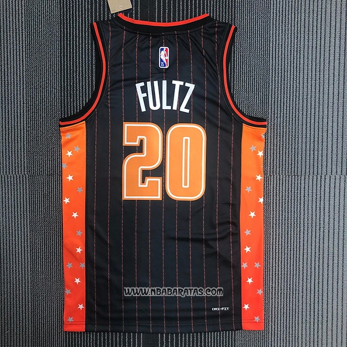 Camiseta Orlando Magic Markelle Fultz #20 Ciudad 2021-22 Marron